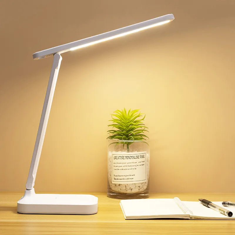 Folding table lamp eye protection