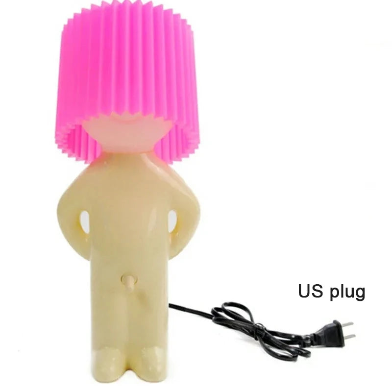 Mr.P A Little Shy Man Creative Lamp