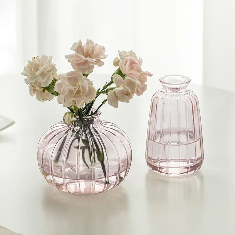 Flower Bottle Modern Mini Glass Vase