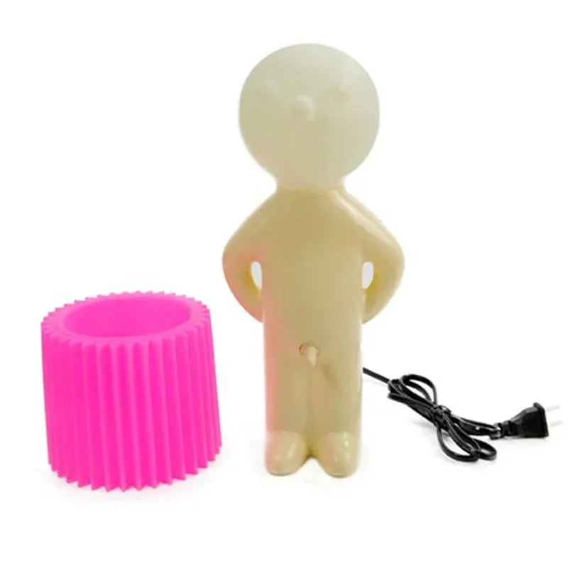 Mr.P A Little Shy Man Creative Lamp