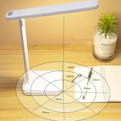 Folding table lamp eye protection