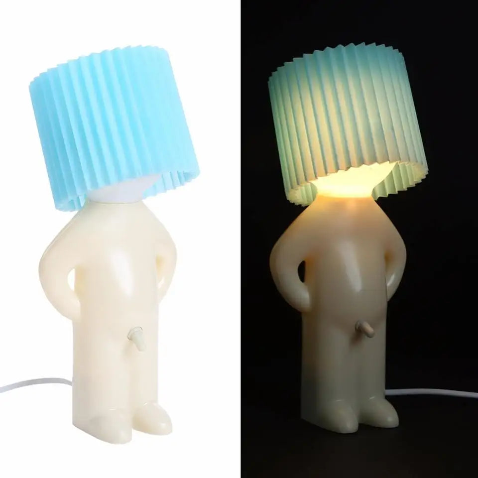 Mr.P A Little Shy Man Creative Lamp